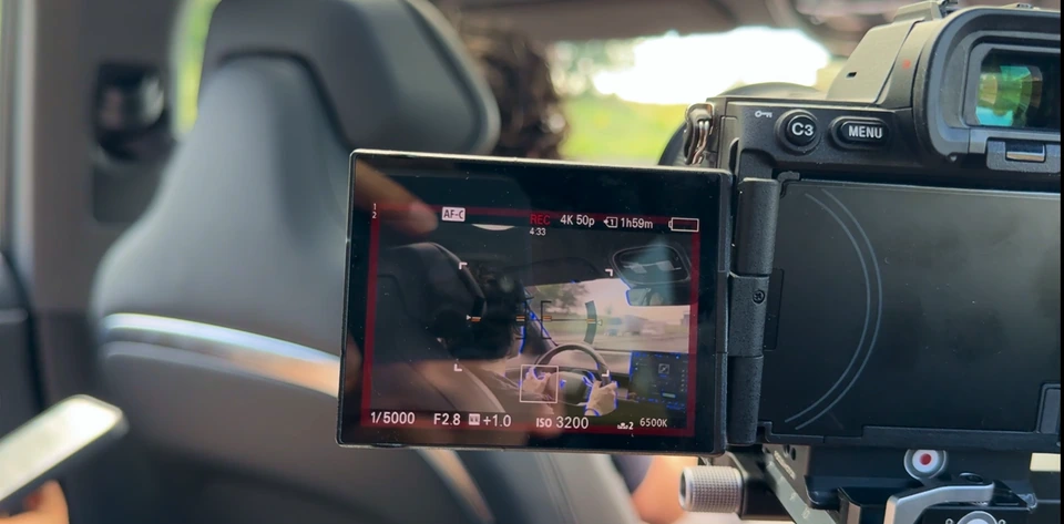 Branding — behind the scenes of an automotive shoot
